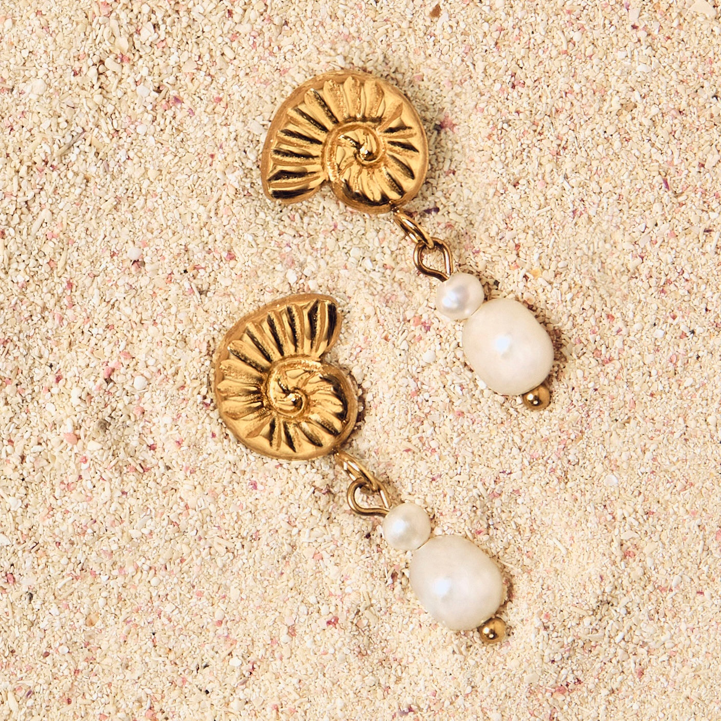 Boucles d'oreilles - Snäcka
