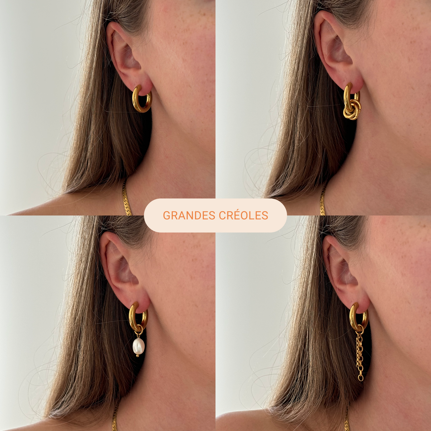 Créoles interchangeables - Lugn