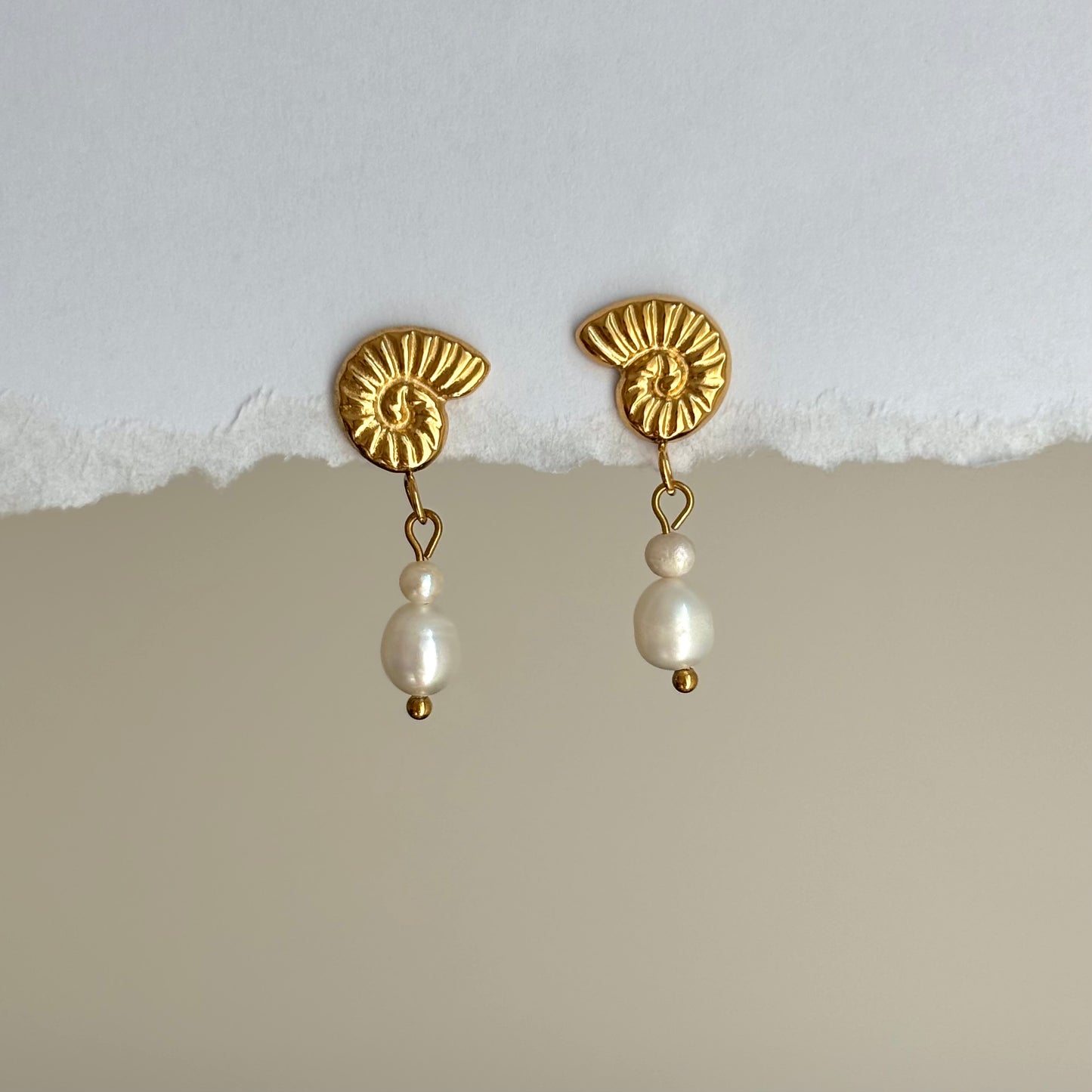 Boucles d'oreilles - Snäcka