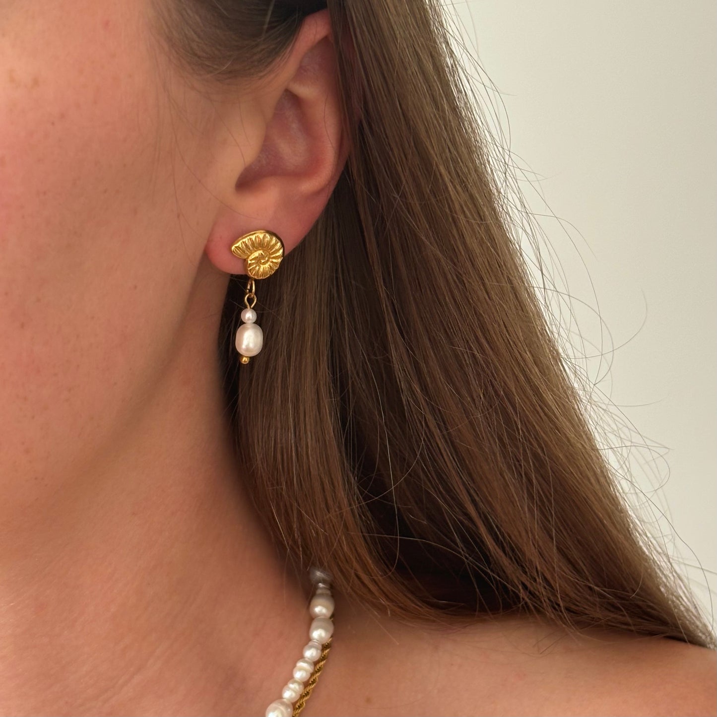 Boucles d'oreilles - Snäcka