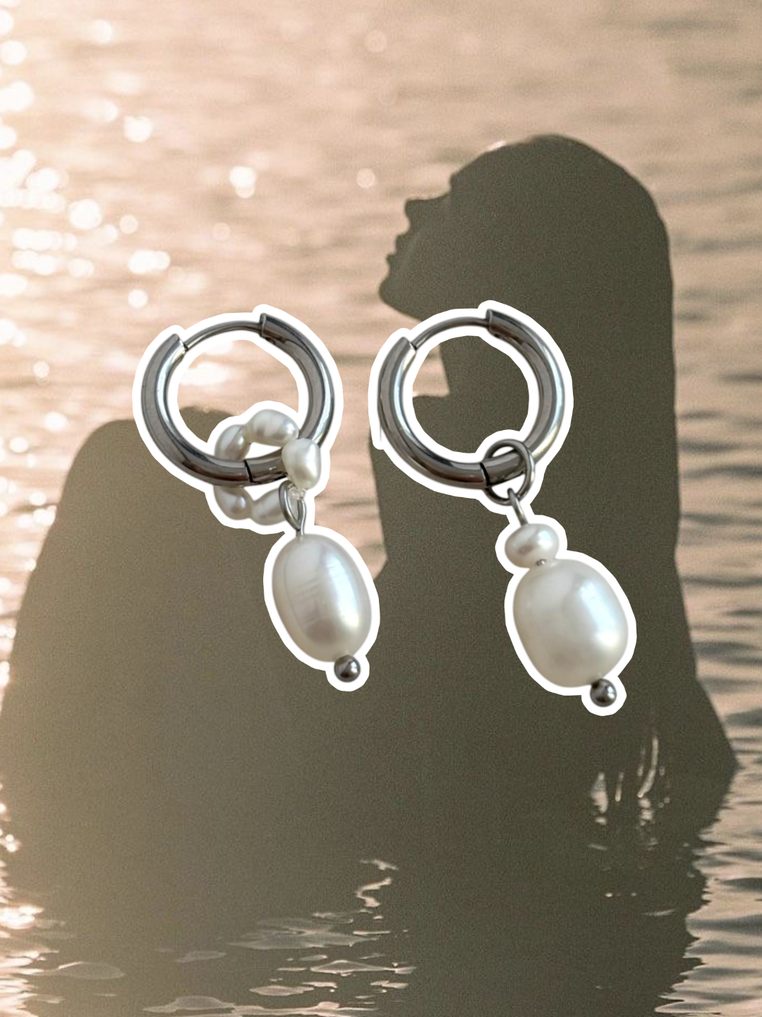Créoles Solbada silver