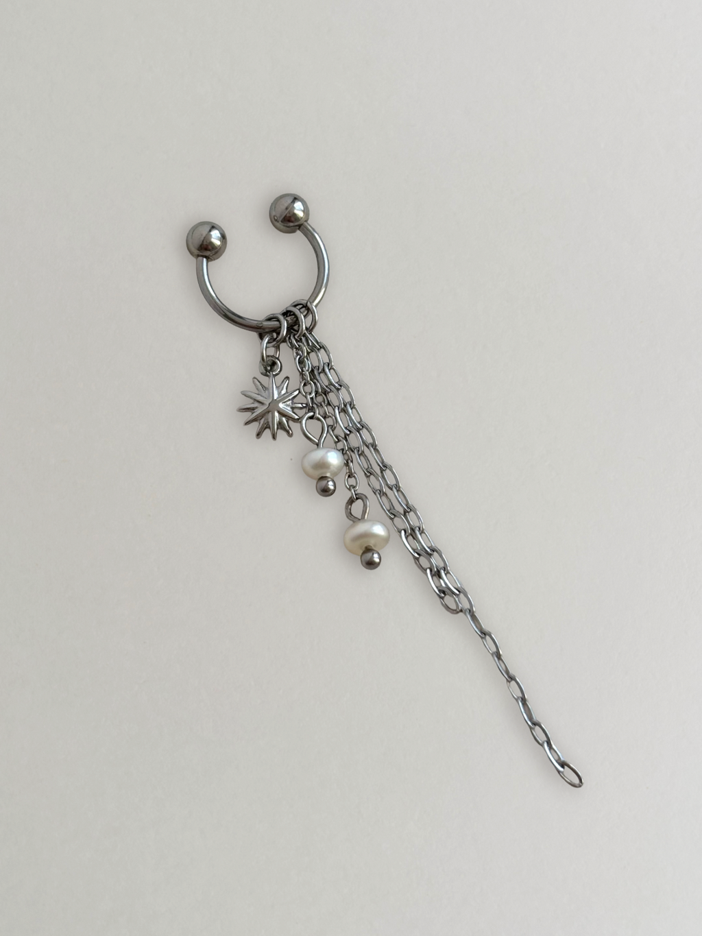 Earcuff interchangeable Värme silver