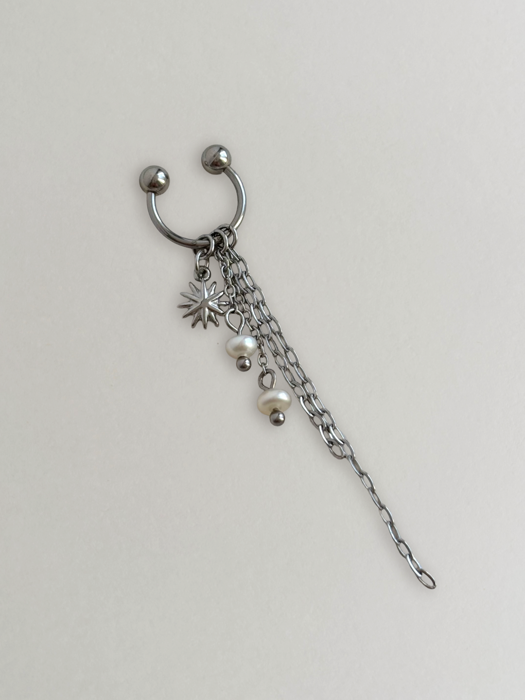 Earcuff interchangeable Värme silver