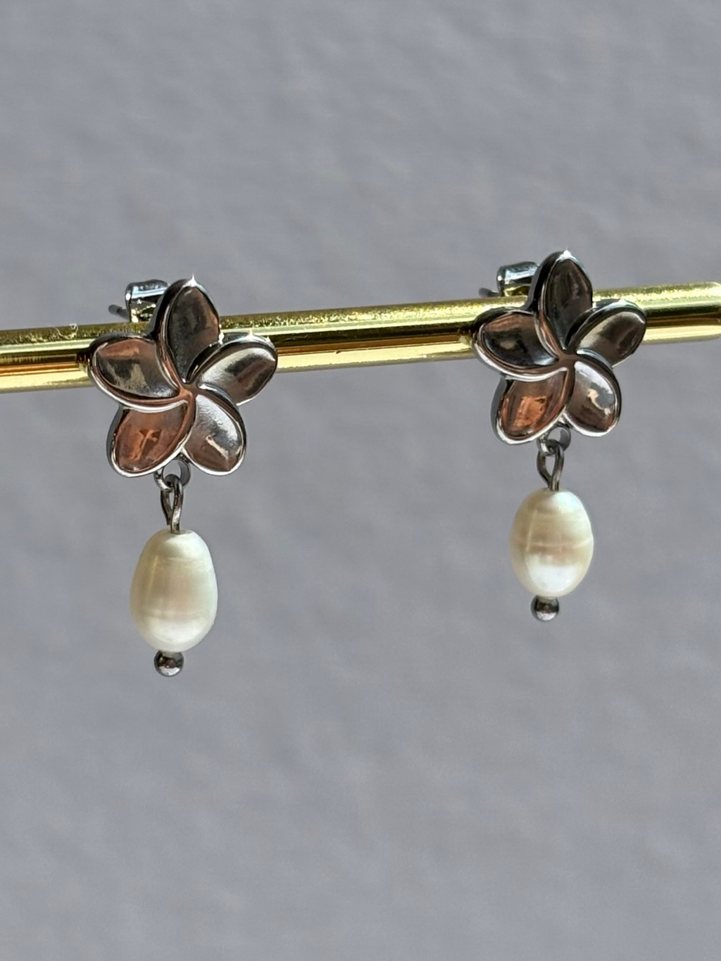 Boucles d’oreilles Rosa silver