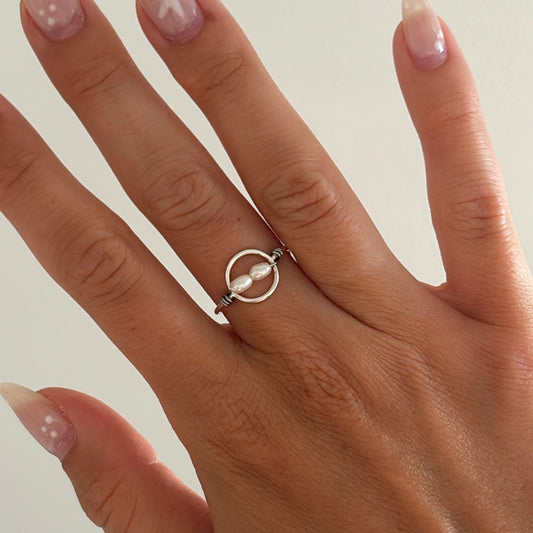 Bague - Två silver