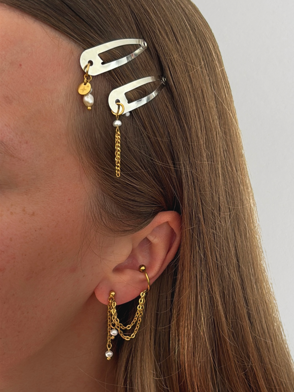 Barrettes bijou Klämma