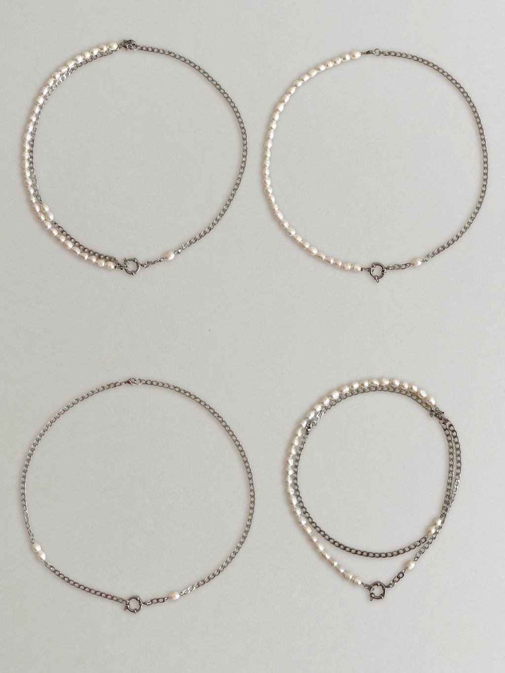 Collier interchangeable Ljus Silver