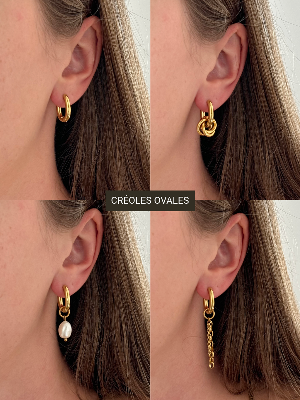 Créoles interchangeables Lugn