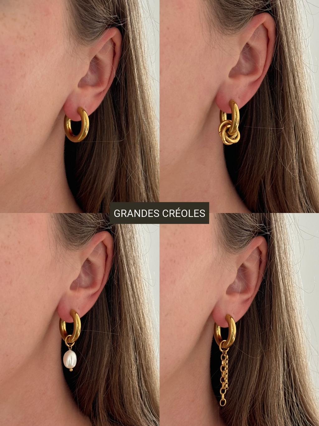 Créoles interchangeables Lugn