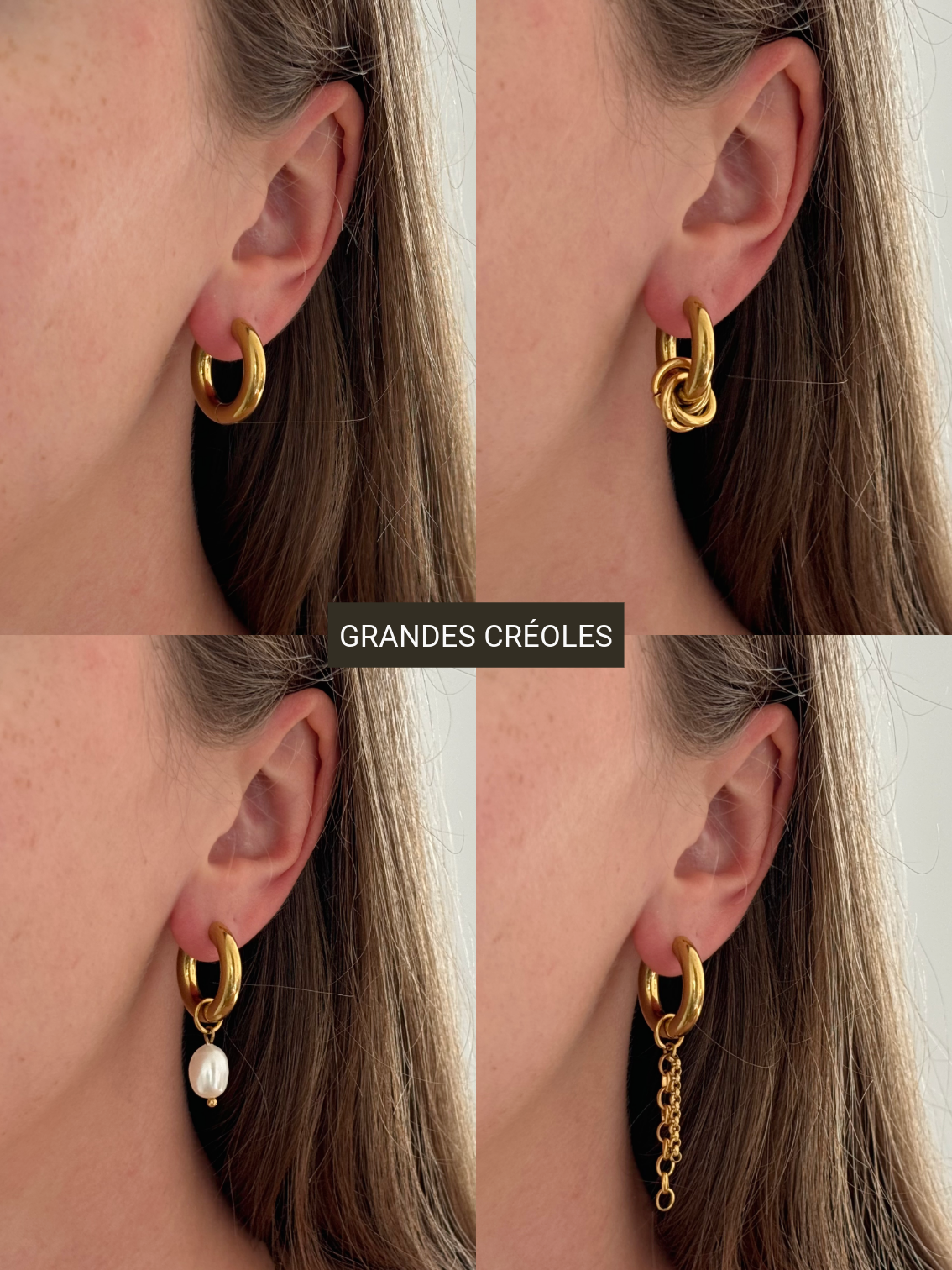 Créoles interchangeables Lugn