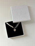 Collier Hjärta Silver