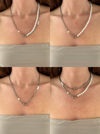 Collier interchangeable Ljus Silver